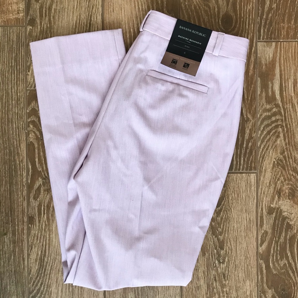 Banana Republic “Ryan” lavender dress pants